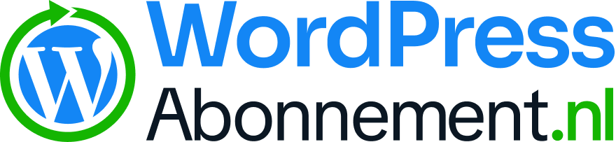 Logo: WordPress website abonnement logo